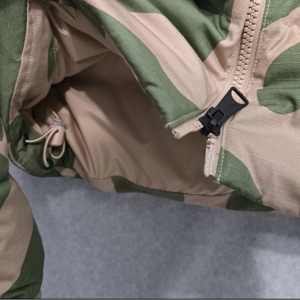 Jordan Green and Tan Camo Puffer Jacket - Picture 10 of 12